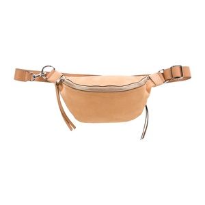 Rebecca Minkoff Belt Bag Caramel Brown Suede